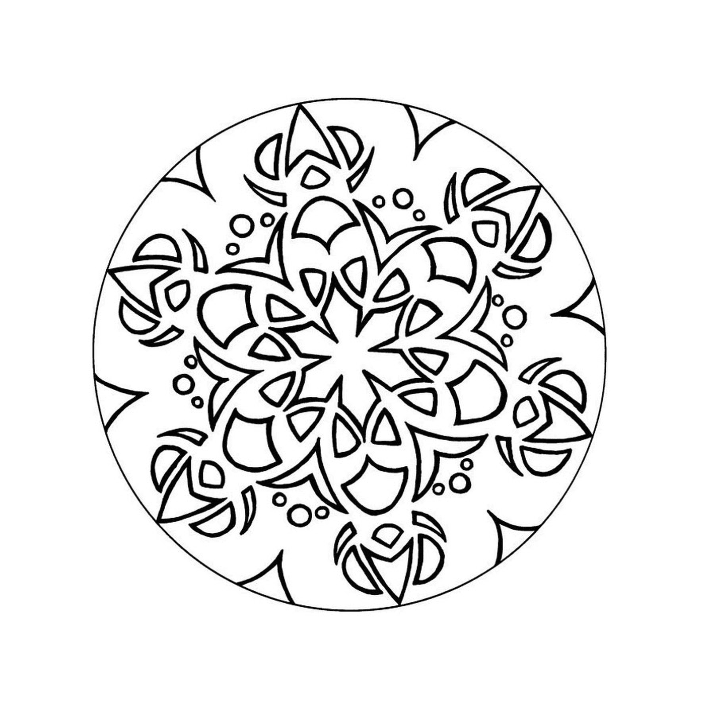   Mandala circulaire 