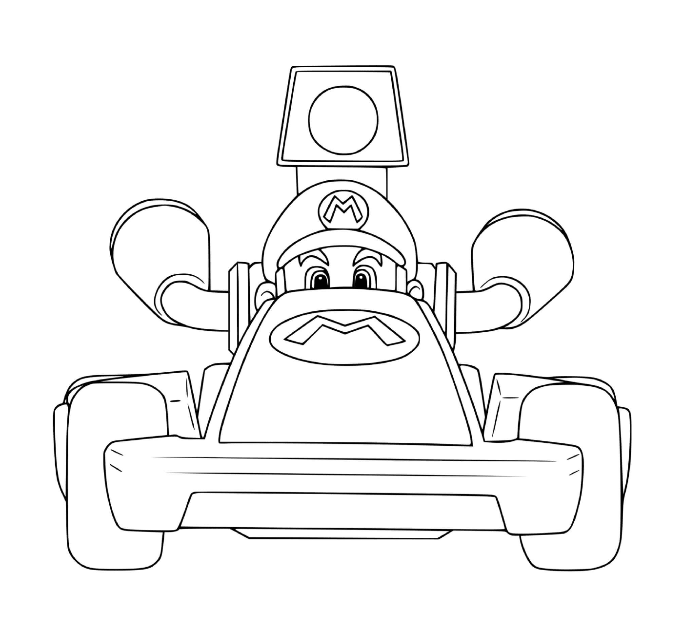   Un personnage de Mario Kart 