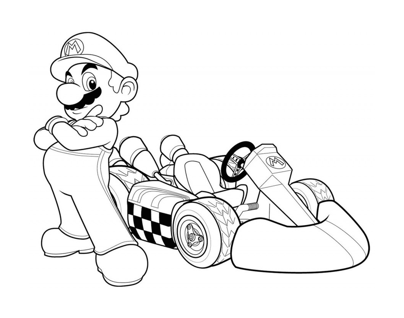   Mario Kart, une voiture de Formule 1 