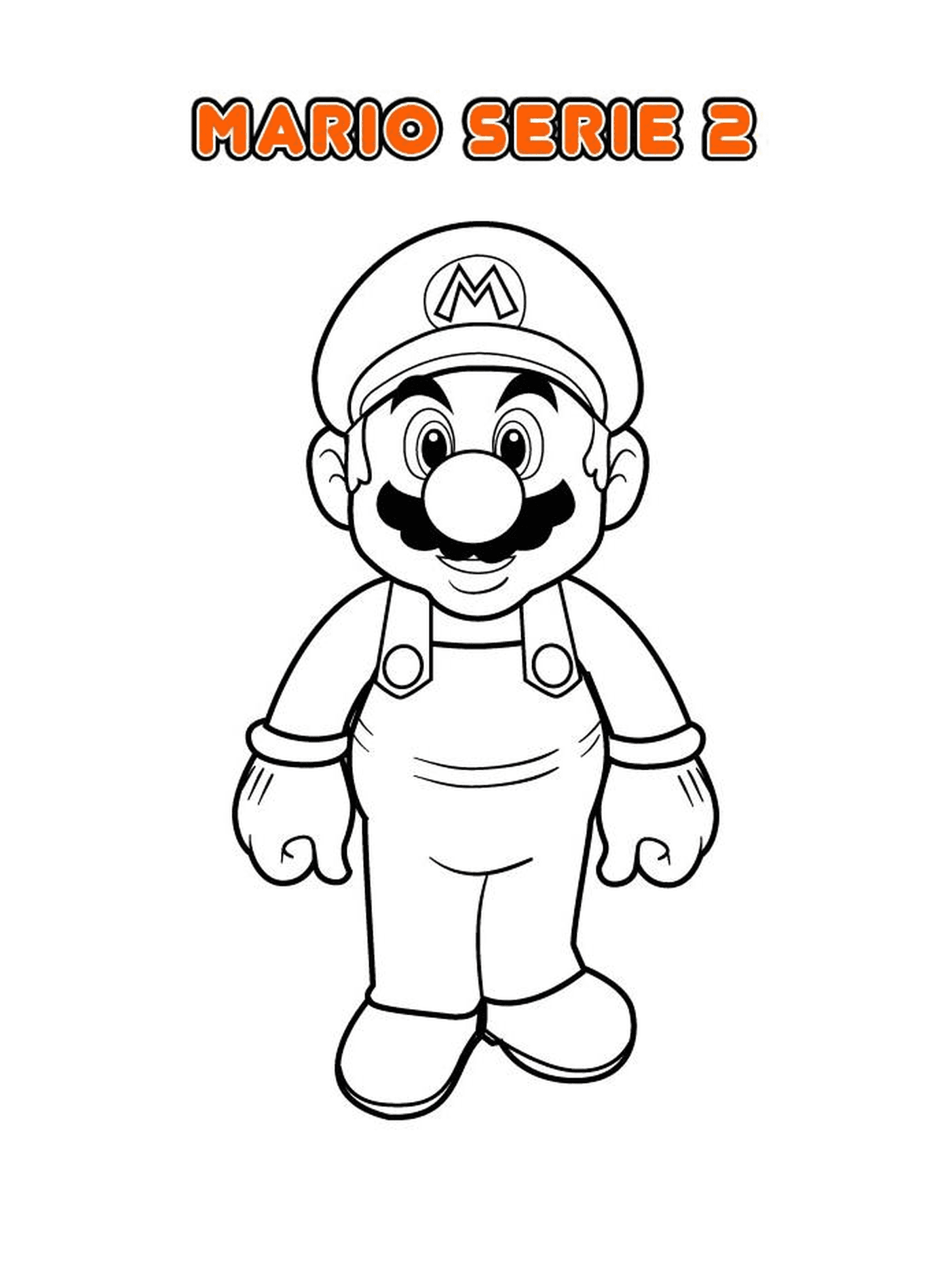   Mario Bros Nintendo 7, un personnage de dessin animé 