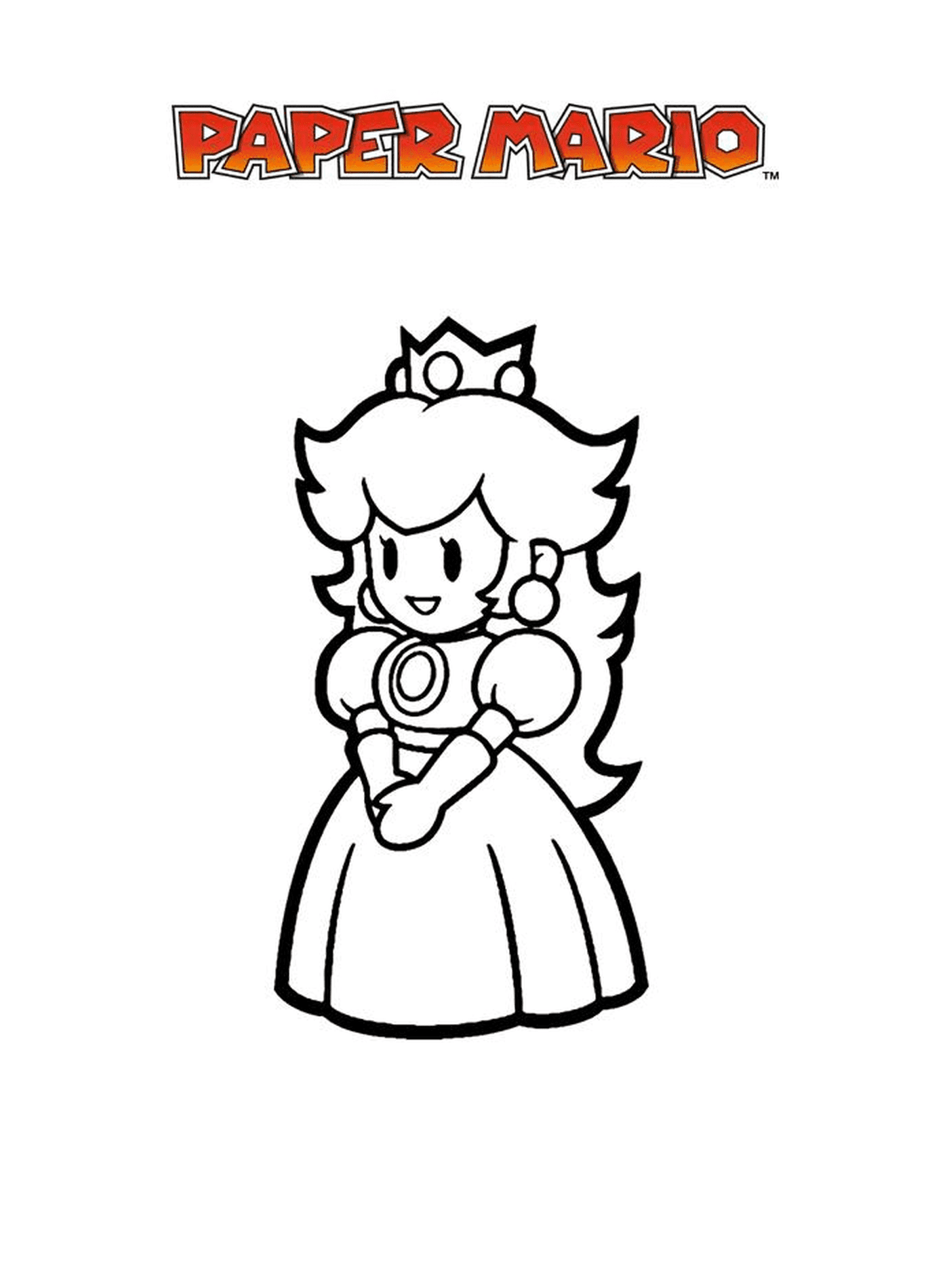   Mario Paper Millenaire 13, une princesse 