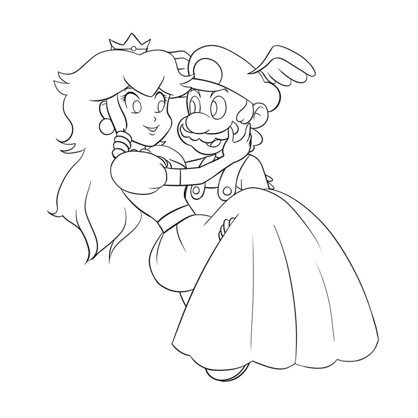   Mario et la princesse 