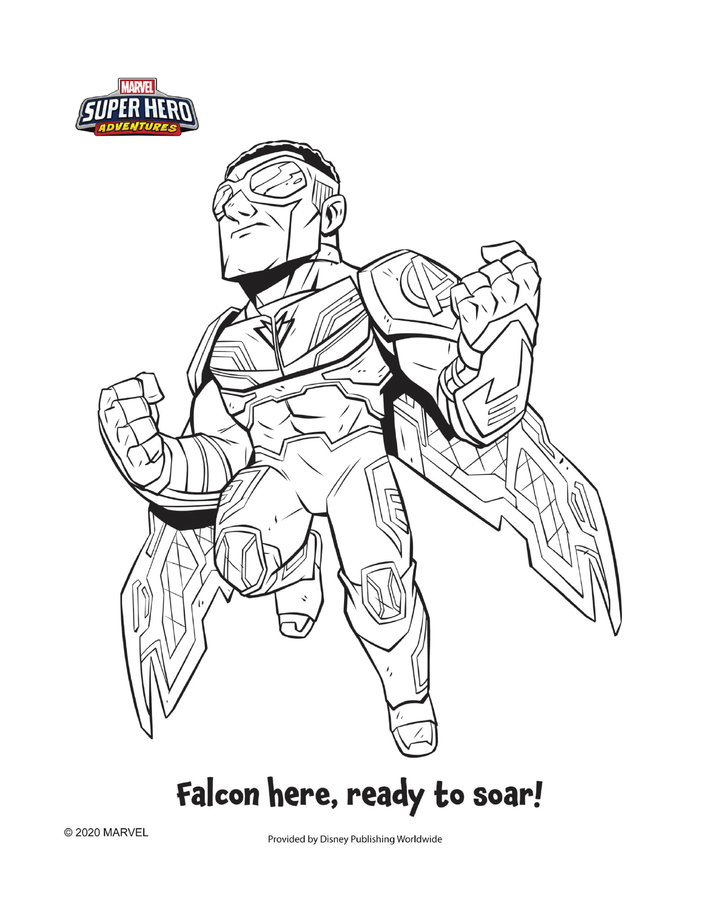   Falcon, super héros équipé 