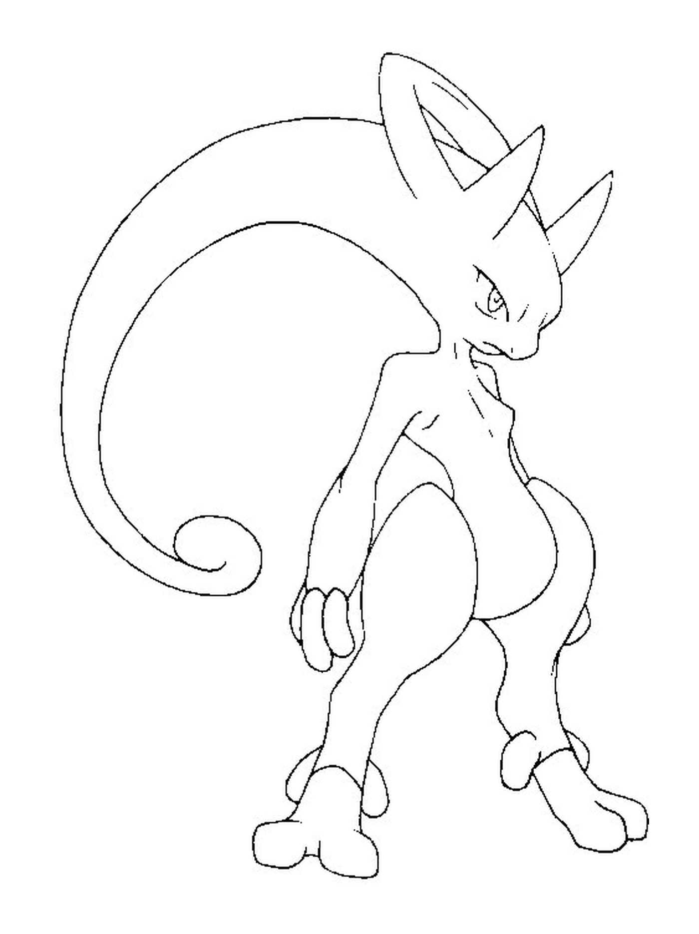   Mewtwo Y, un Pokémon en noir et blanc 