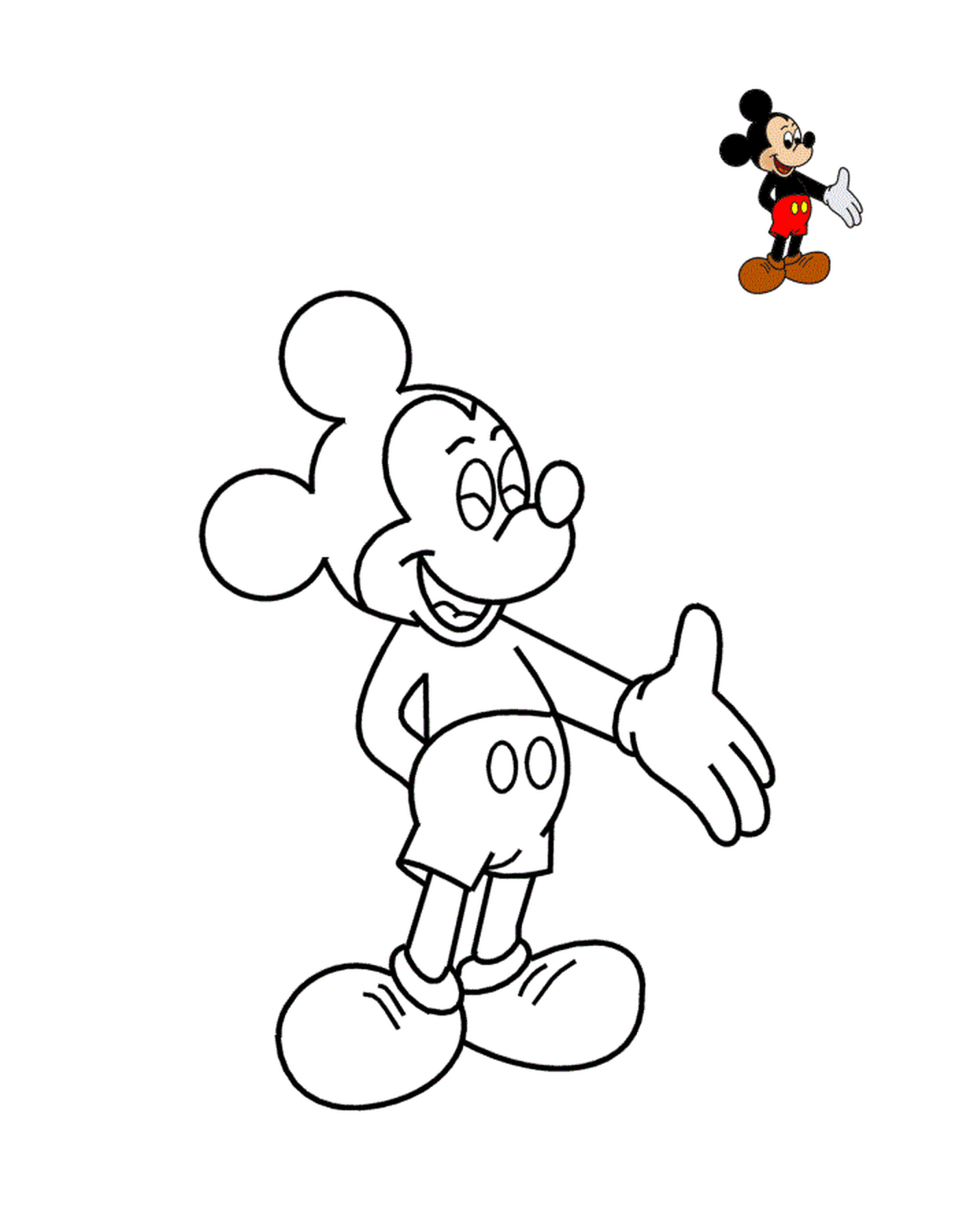   Mickey Mouse, symbole de Disney Land 