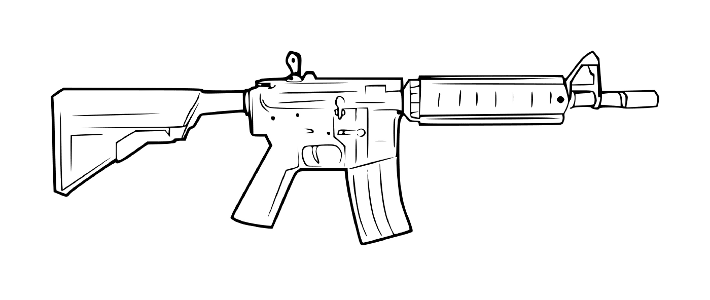  Arme Counter Strike : un fusil de style AR-15