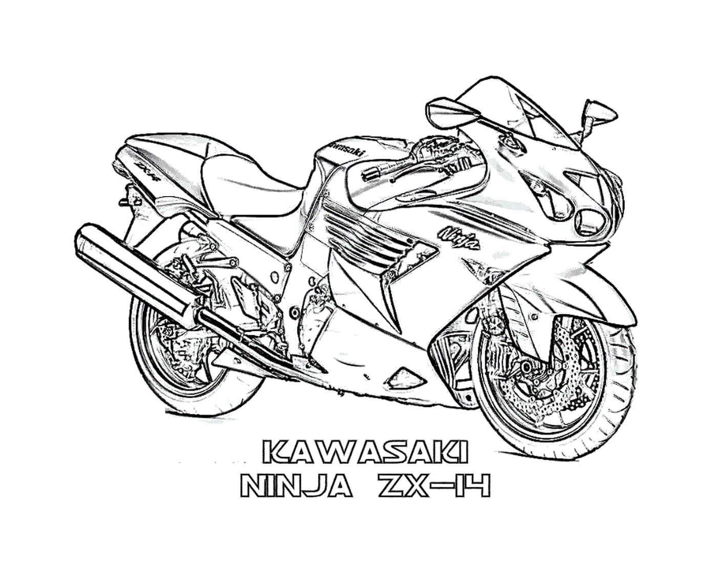   Kawasaki Ninja, moto de Batman 