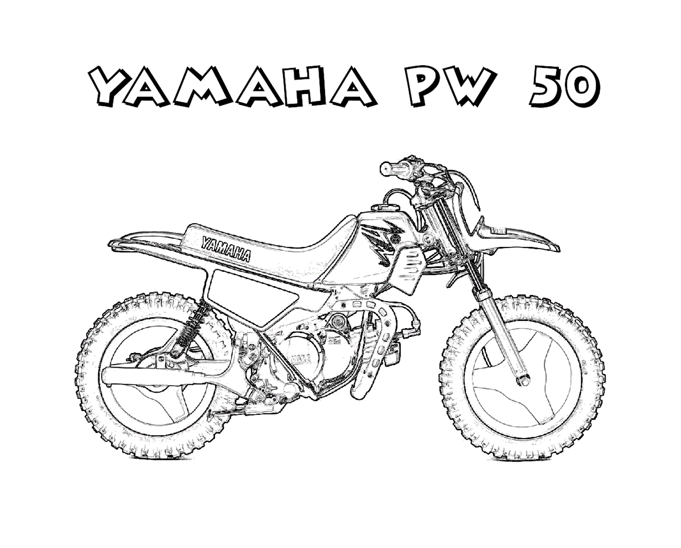   Moto Yamaha de motocross 