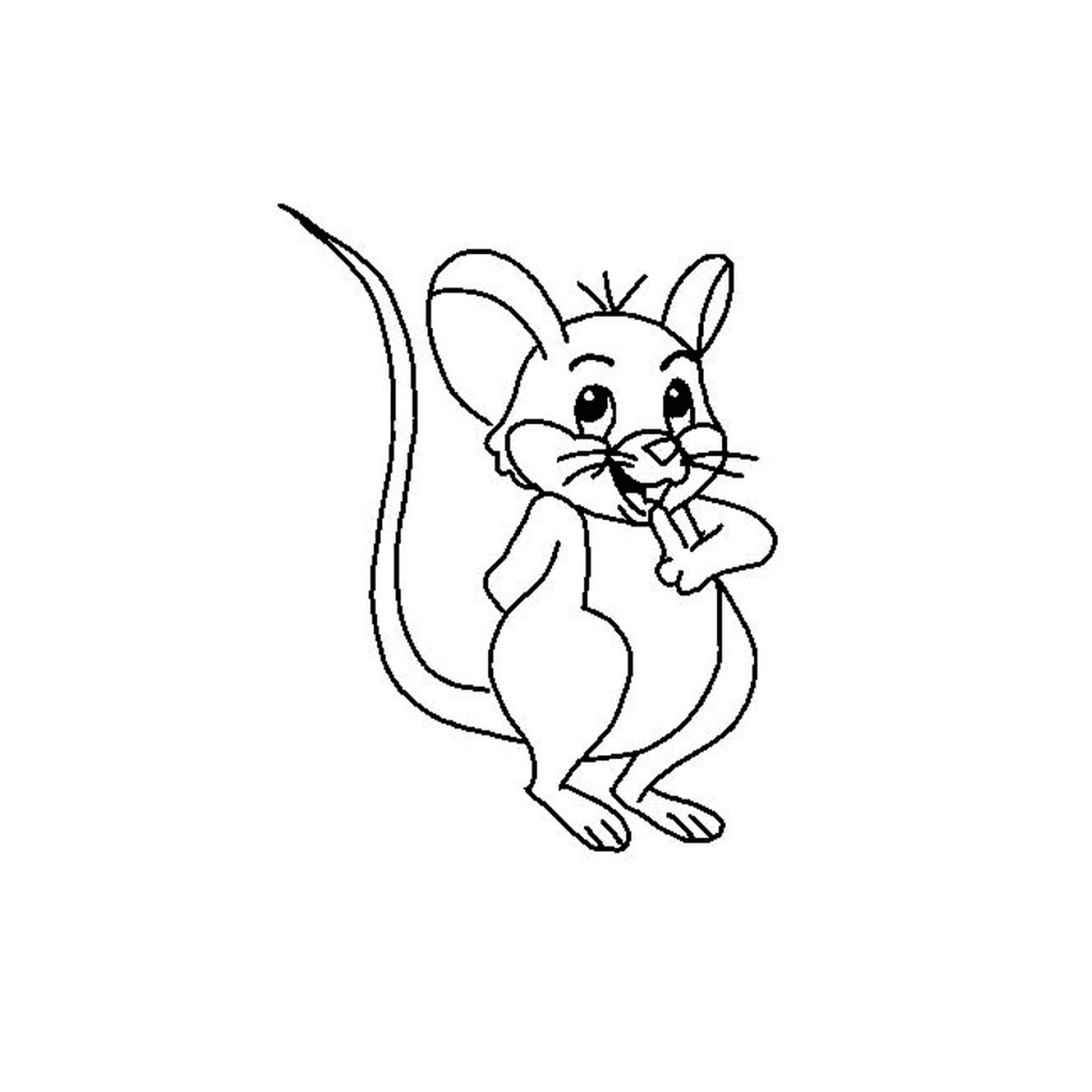   Une souris maternelle 