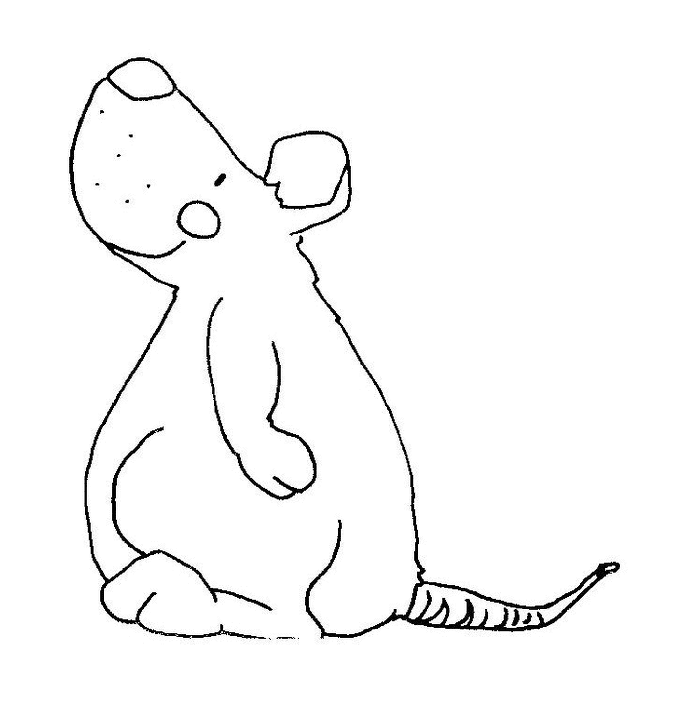   Une grosse souris 