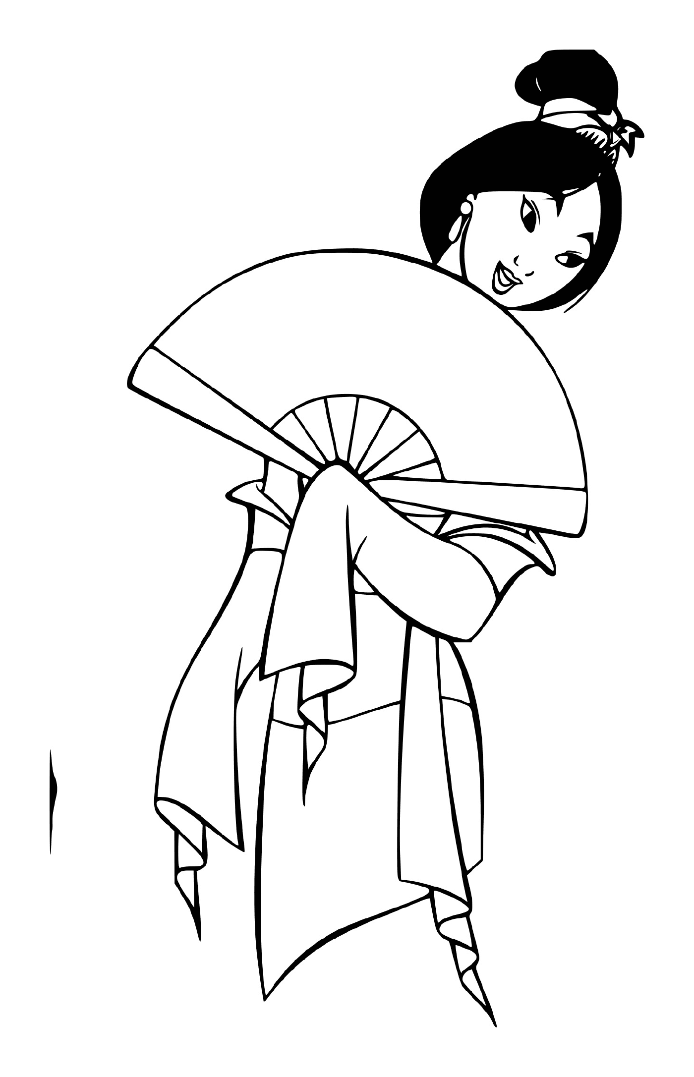   Mulan en tenue traditionnelle 