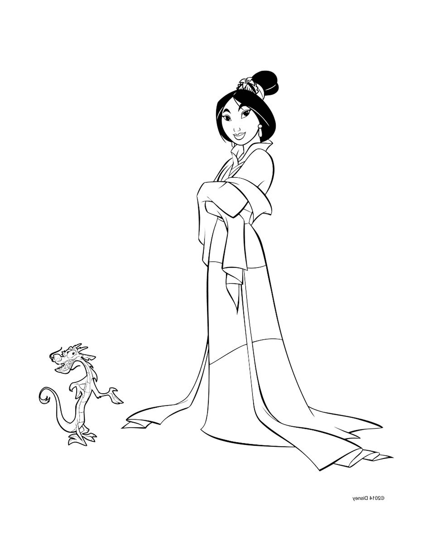   Mulan, activité Disney Princesses 