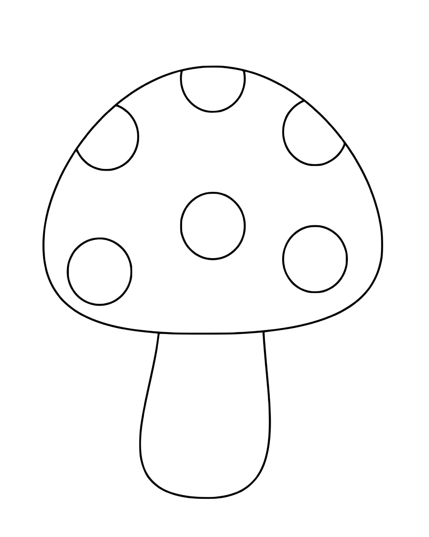   Un simple champignon à l'apparence classique 