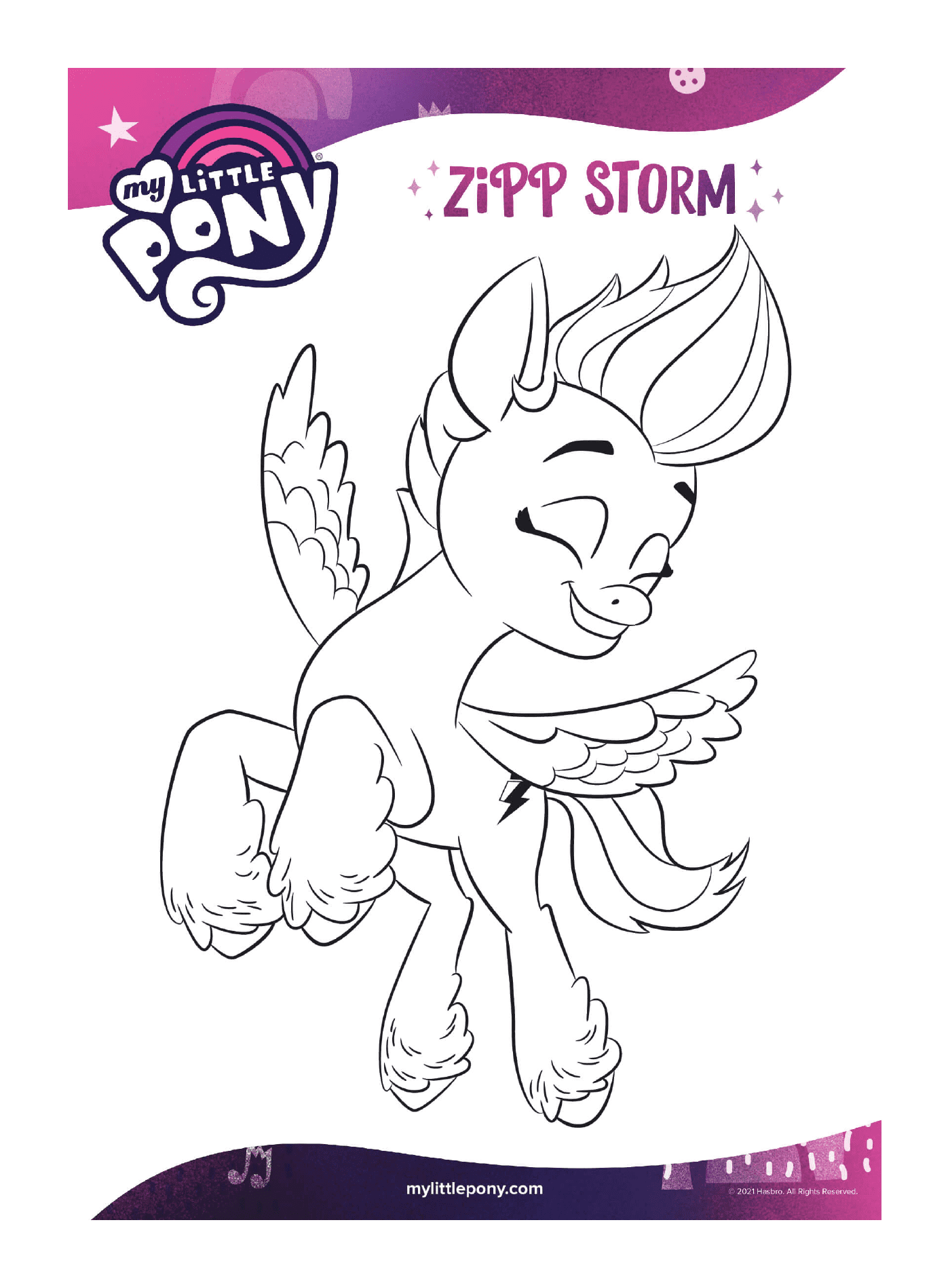   Zipp Storm, adorable poney rebelle 