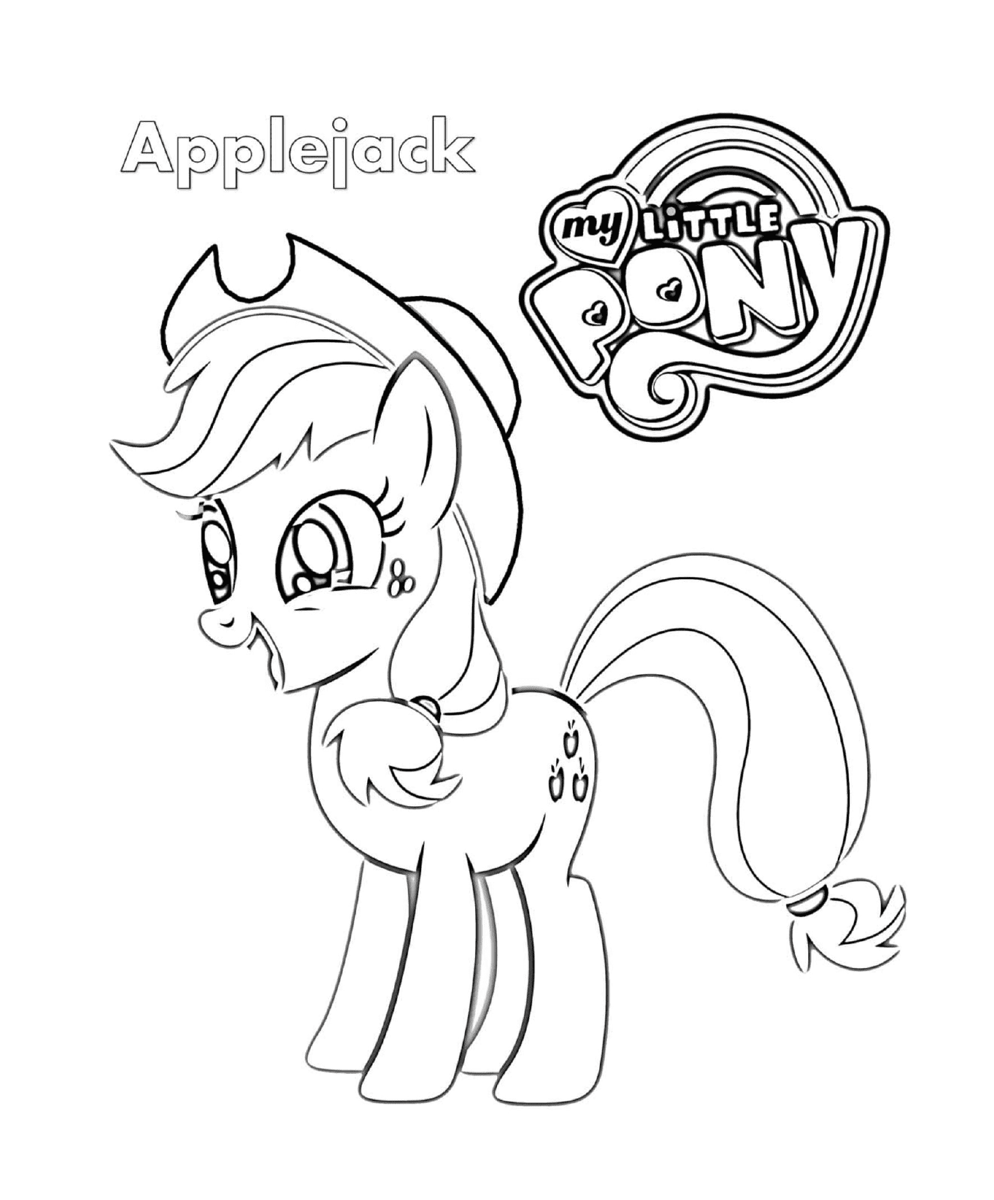   Applejack, un poney tout mignon 