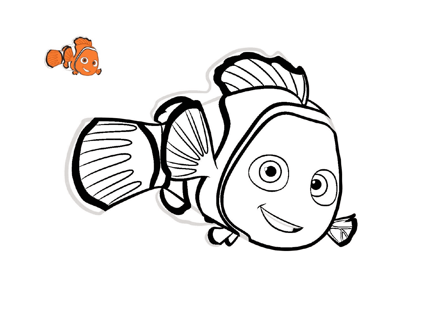   Un poisson rouge nommé Nemo de Disney 