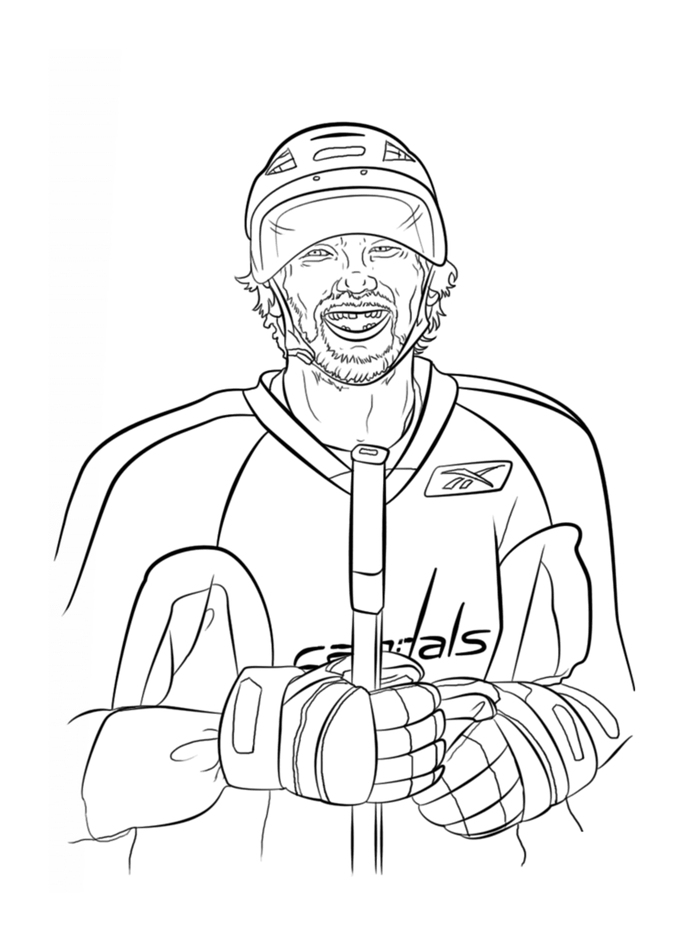   Alex Ovechkin, joueur de hockey 