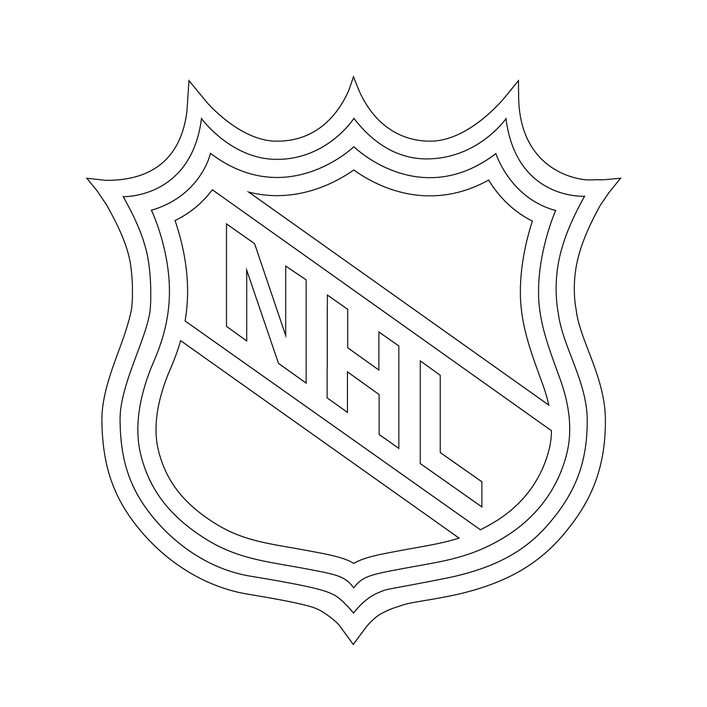   Logo de la LNH (Ligue nationale de hockey) 