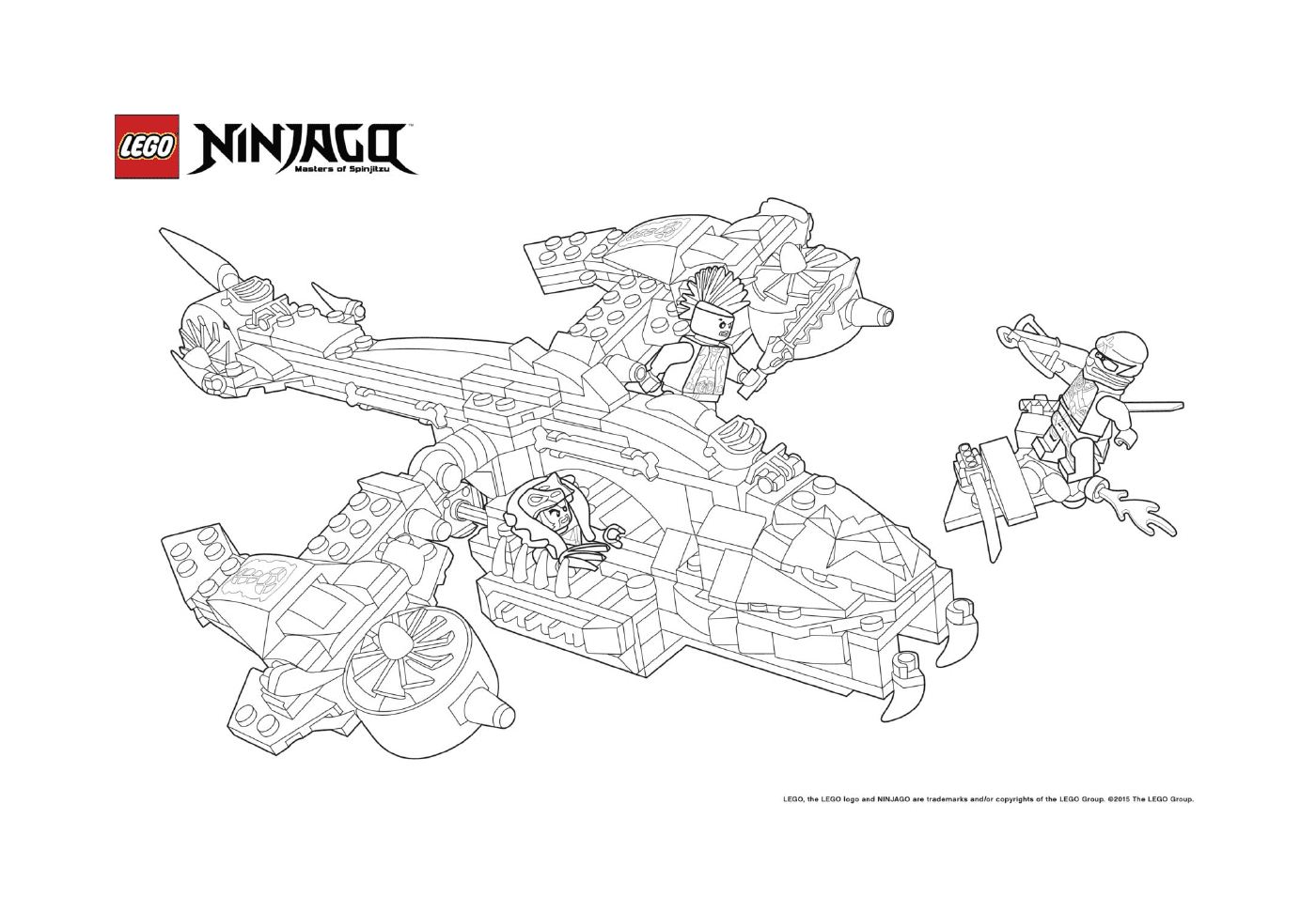   Ninjago lego avion de chasse 