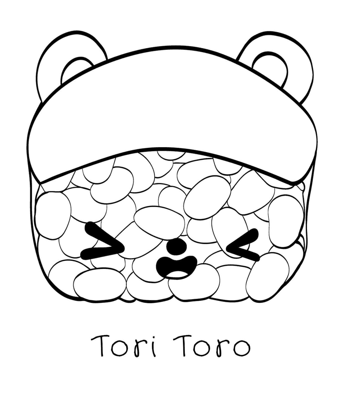   Feuille de coloriage Tori Toro Sushi Num Noms 