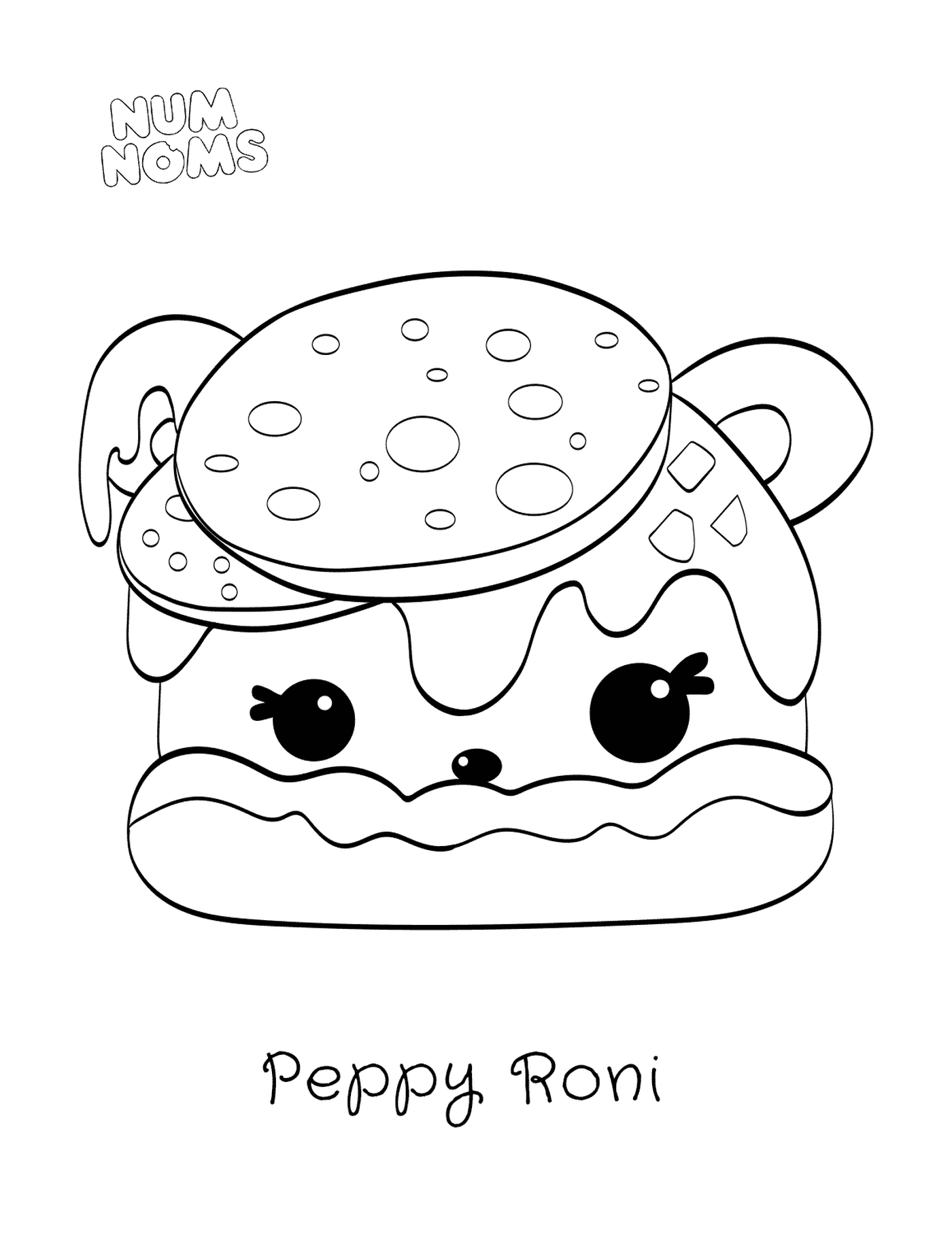   Pizza Peppy Roni de Num Noms 