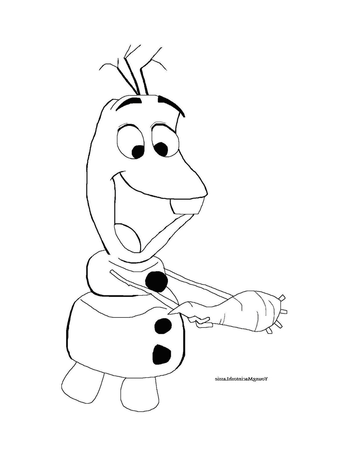   Olaf sans nez 