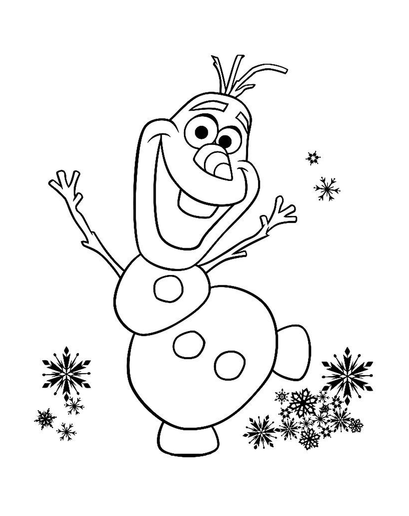   Olaf Noël givré amusant 