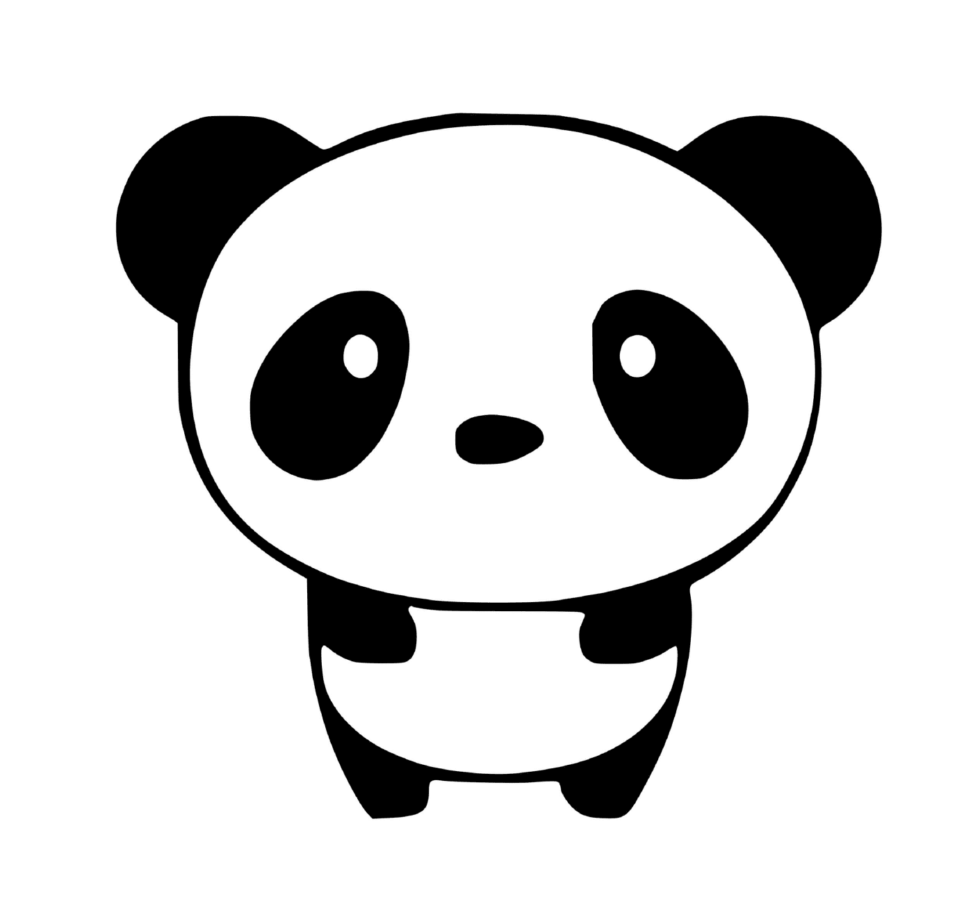   panda mignon à croquer 