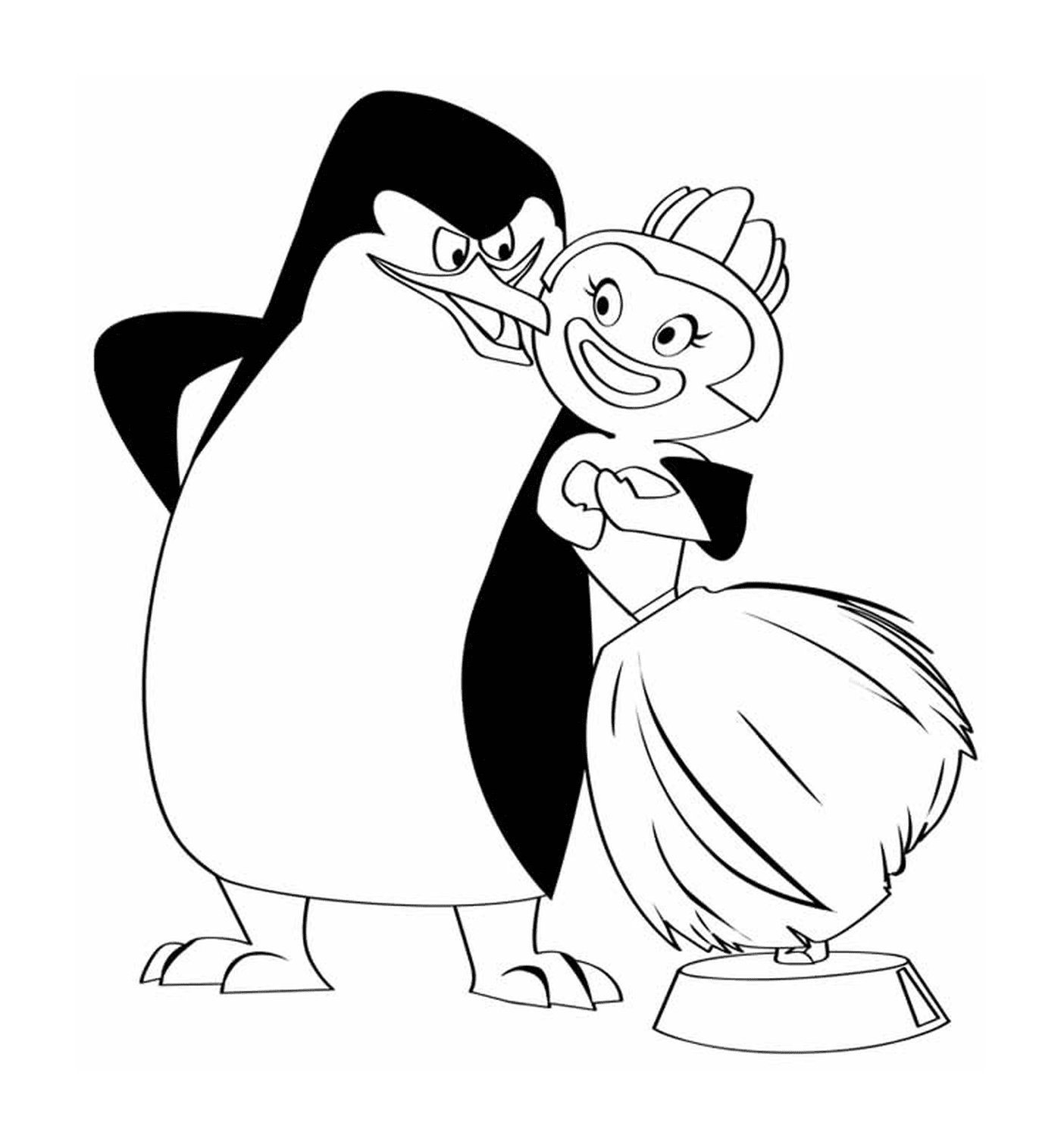   Pingouins Madagascar dessin 