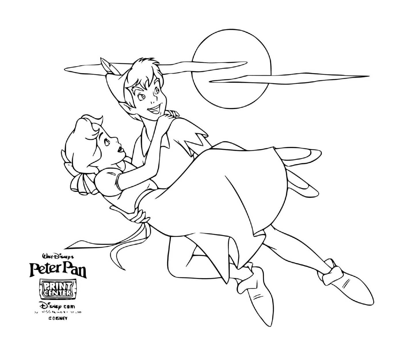   Peter Pan sauve princesse Wendy 