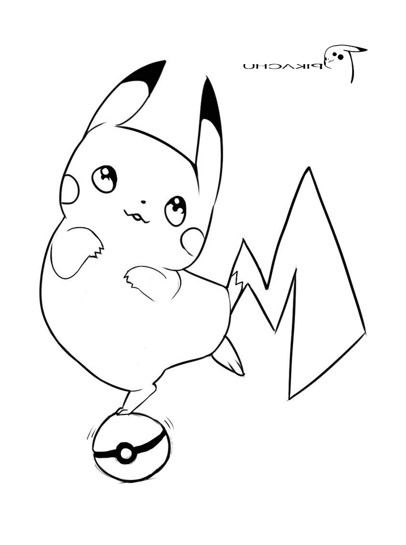   Pikachu avec une expression fière 