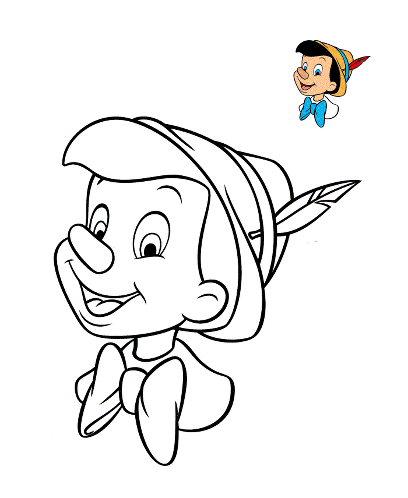   Pinocchio, personnage Disney drôle 