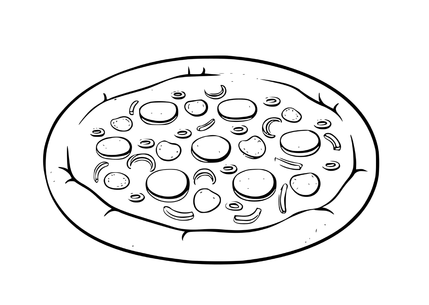  Une pizza grecque