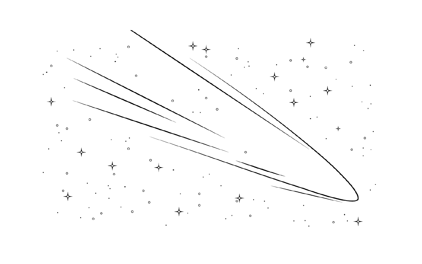   Comète de Halley dans l'espace 