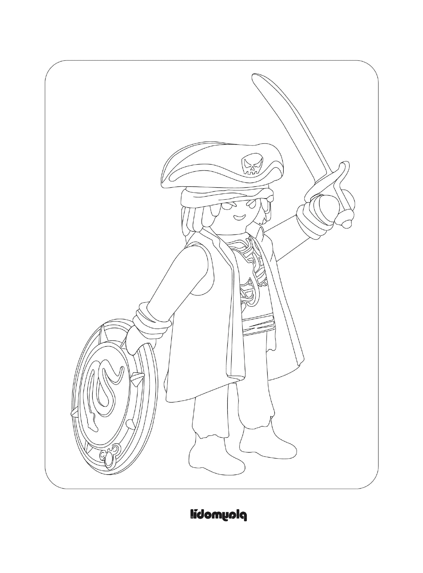   Pirate Playmobil avec son épée 