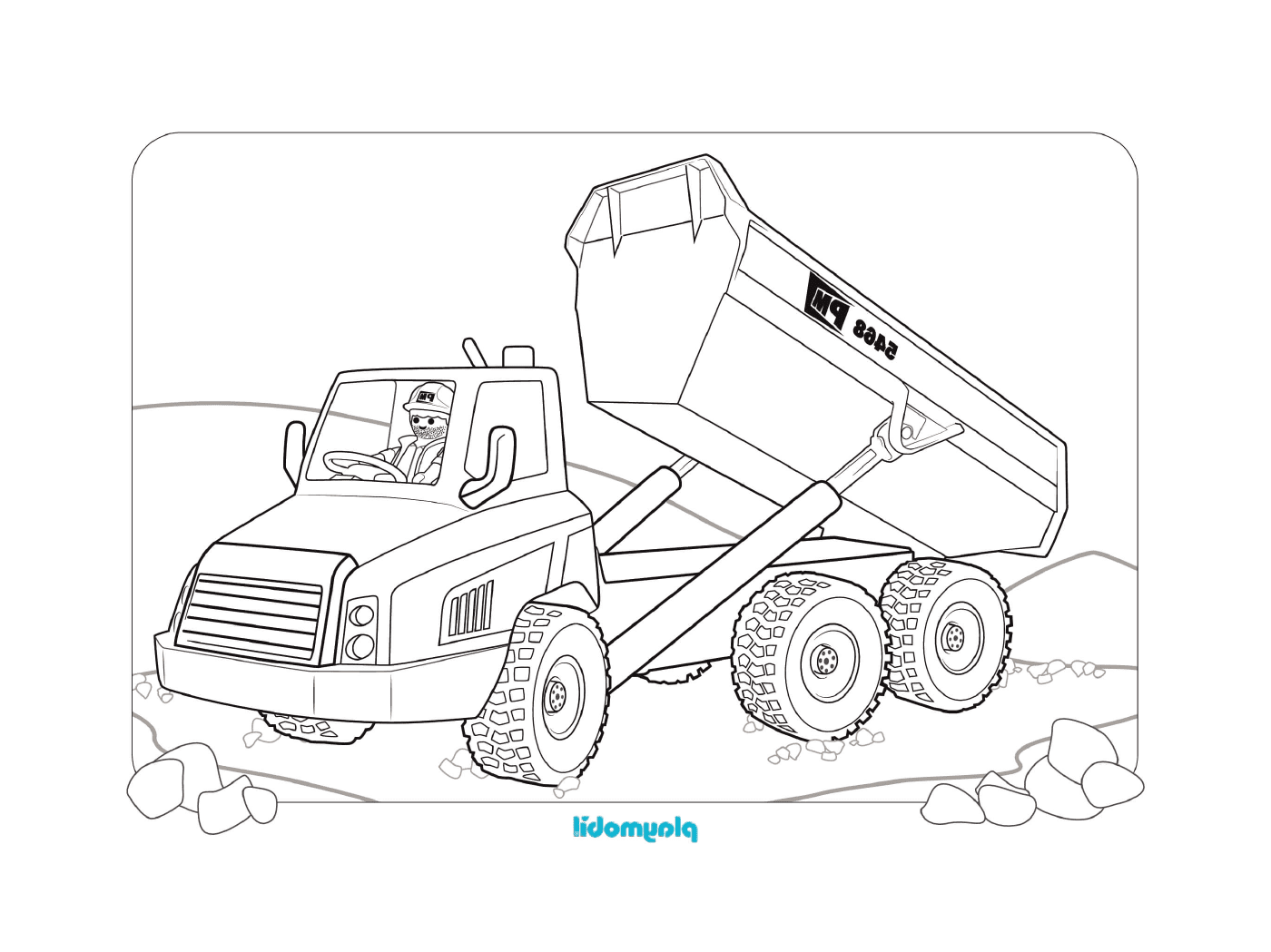   Camion-benne Playmobil 
