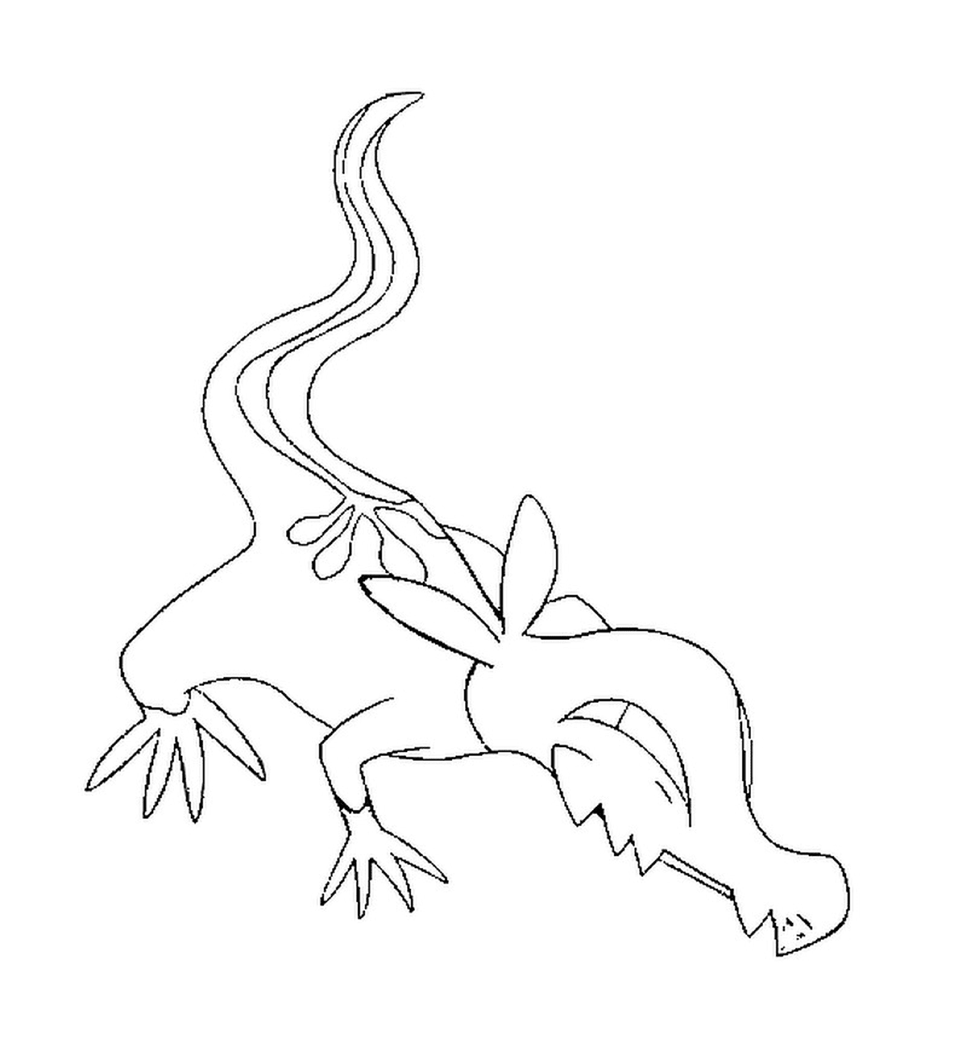   Tritox, un lézard aux longues pattes 