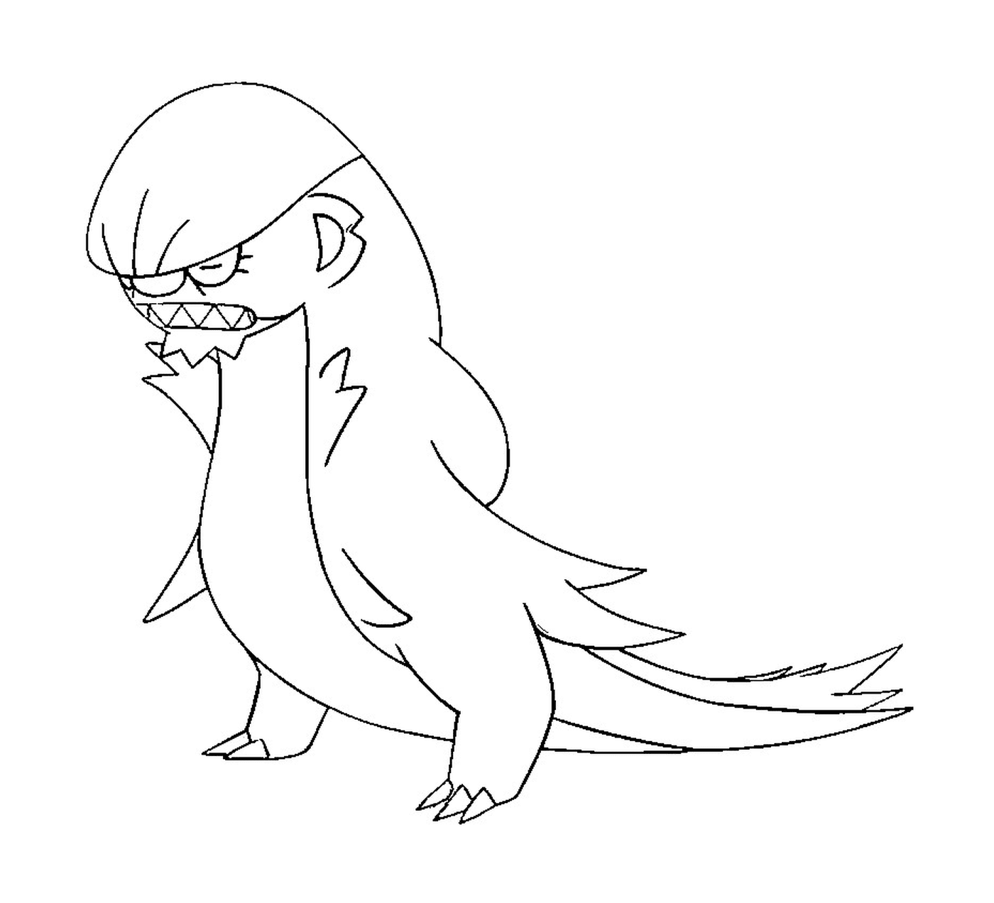   Argouste, un oiseau avec un air en colère 