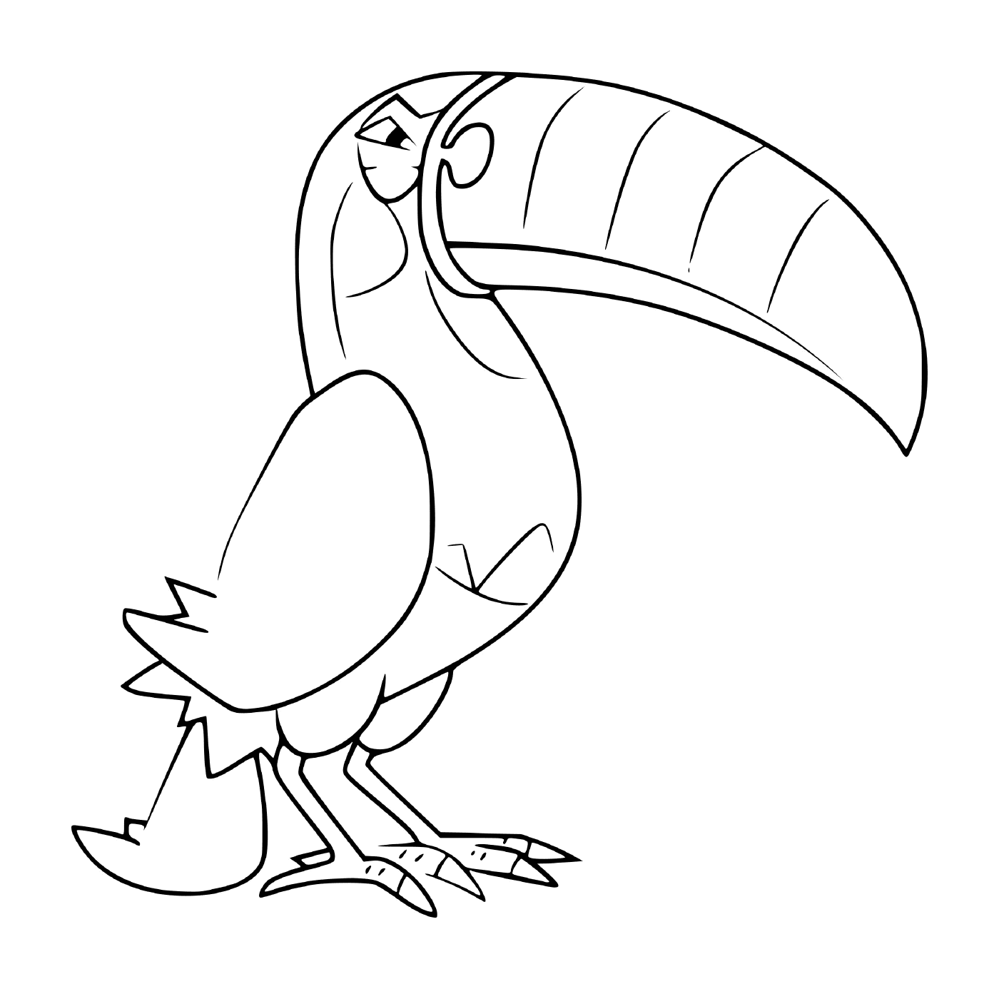   Bazoucan, oiseau toucan majestueux 