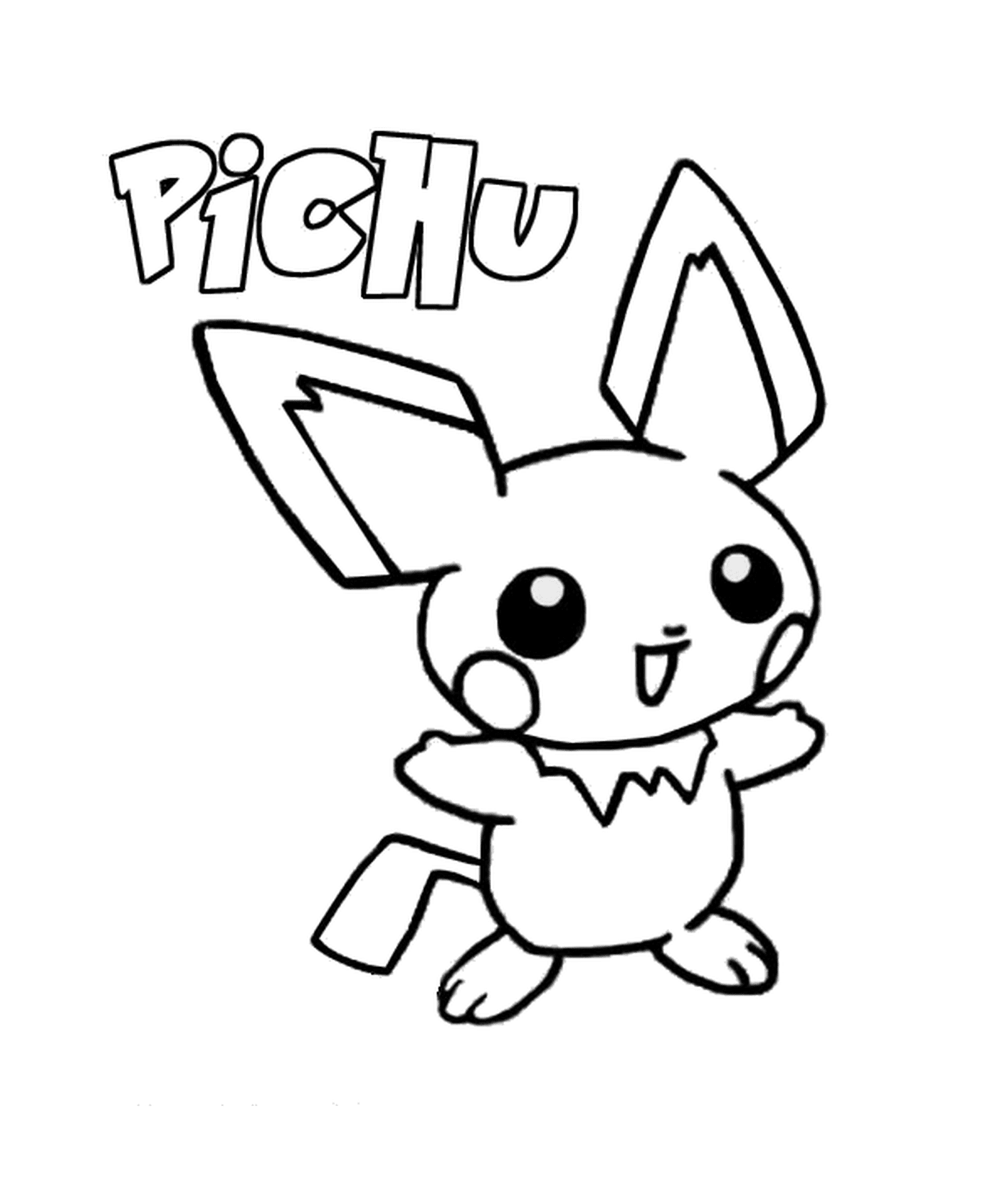   Pichu : Version bébé de Pikachu 