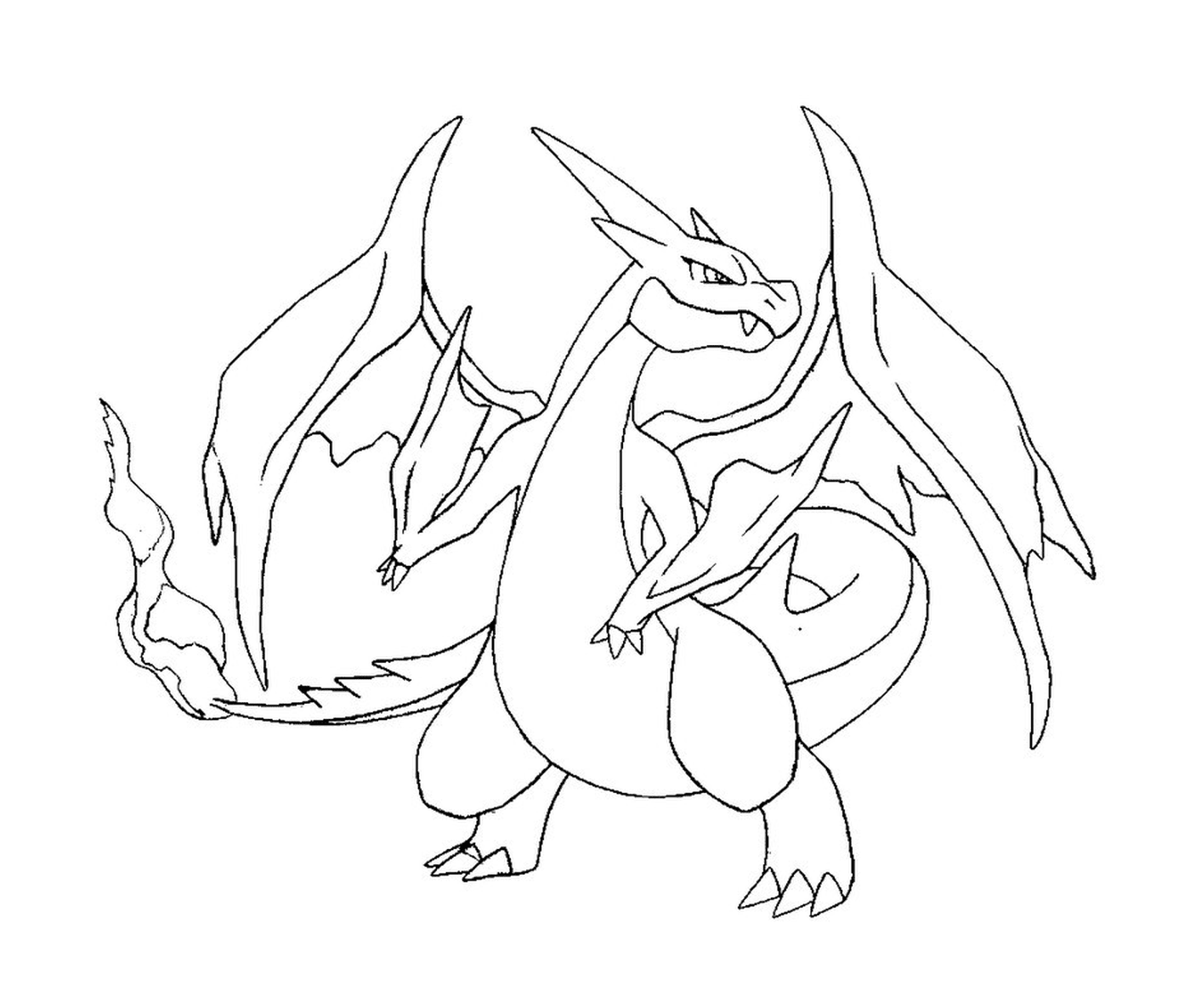   Dracaufeu, le Pokémon dragon 