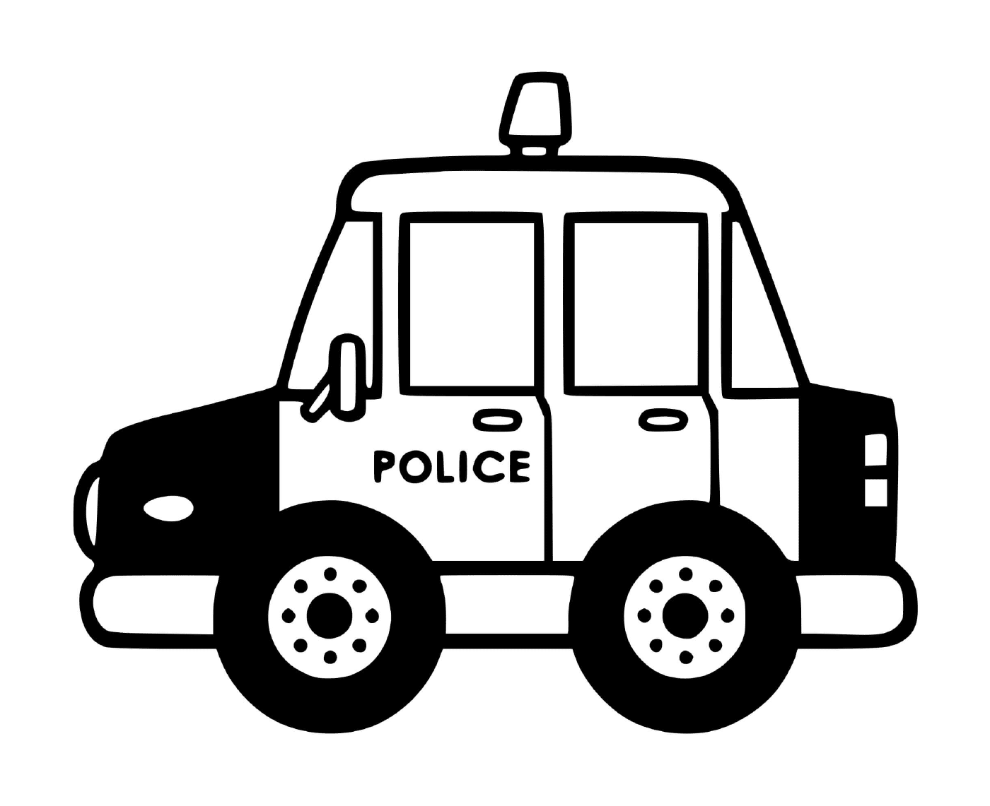  Automobile de police maternelle 