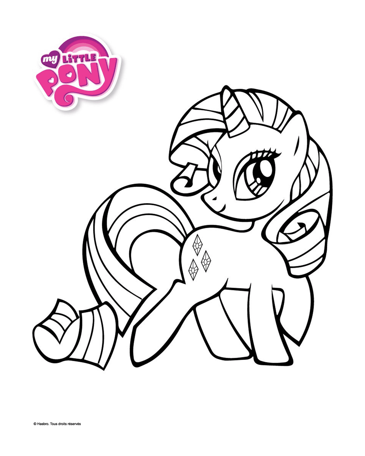   My Little Pony, mignon avec joli ruban 
