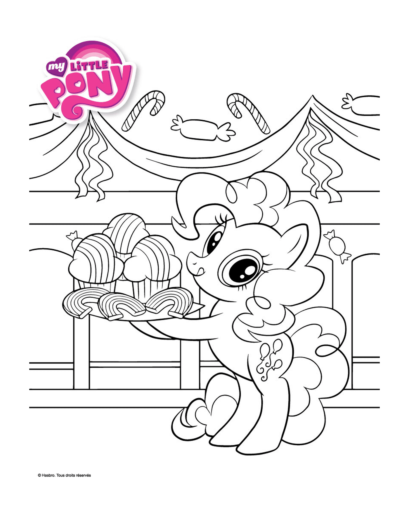   My Little Pony, délicieux cupcakes préparés 
