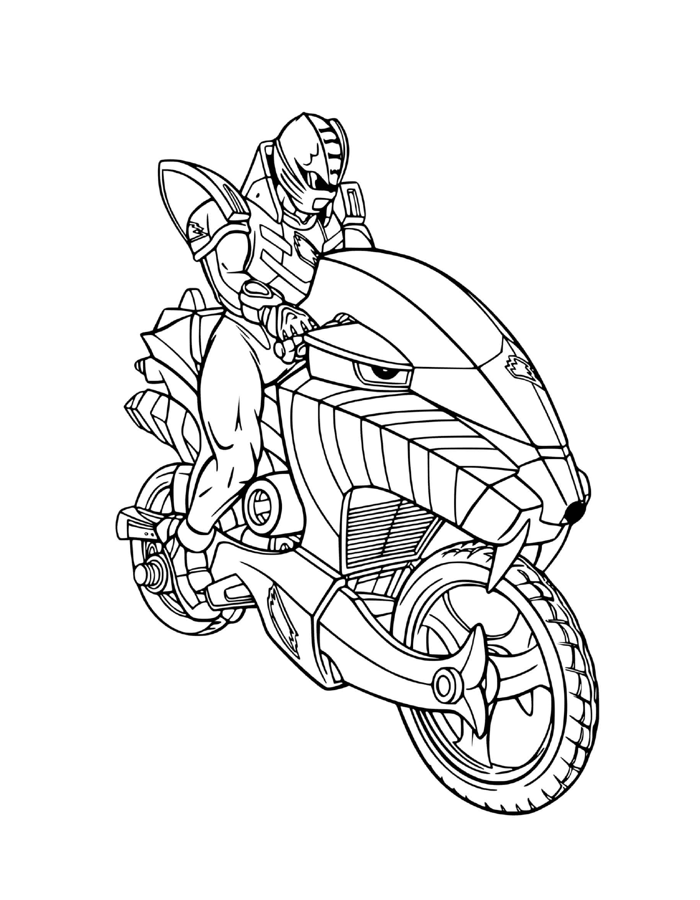   Vitesse power rangers moto 