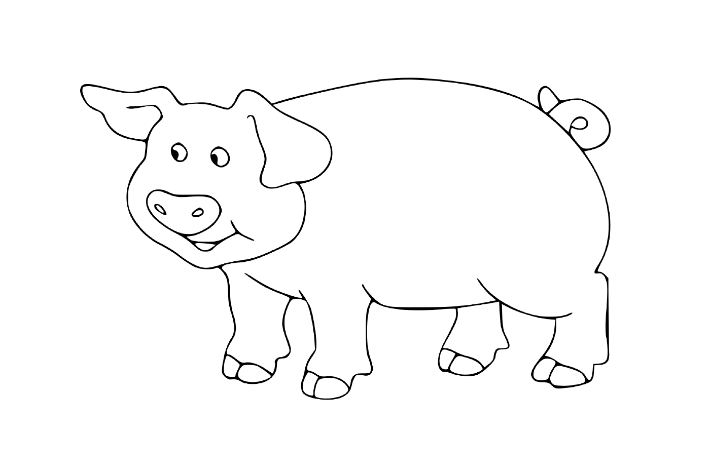  Cochon rose mignon