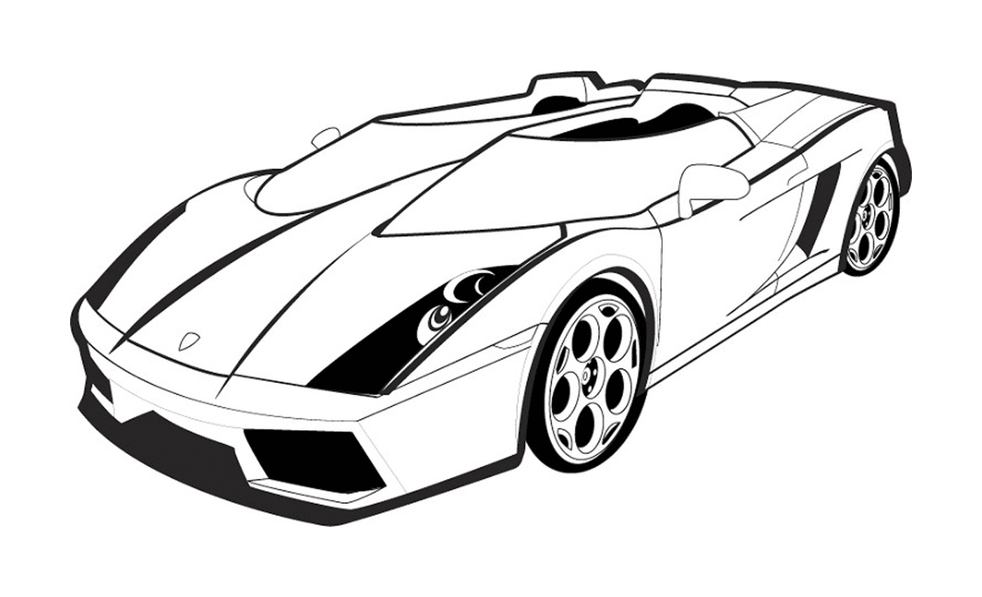   Voiture Lamborghini élégante 