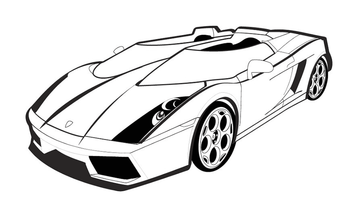   Voiture de course Lamborghini 