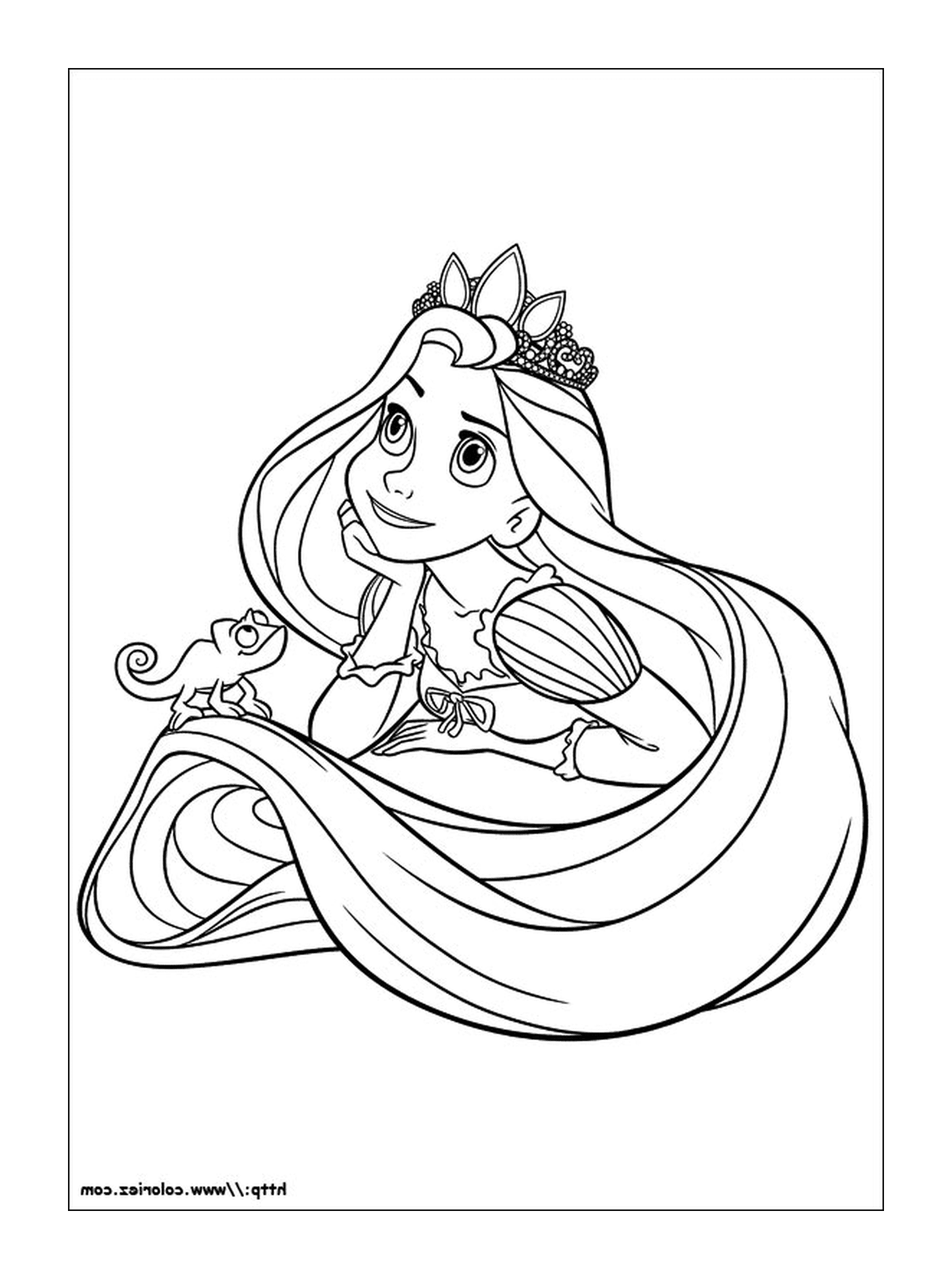   Raiponce, princesse Disney charmante 