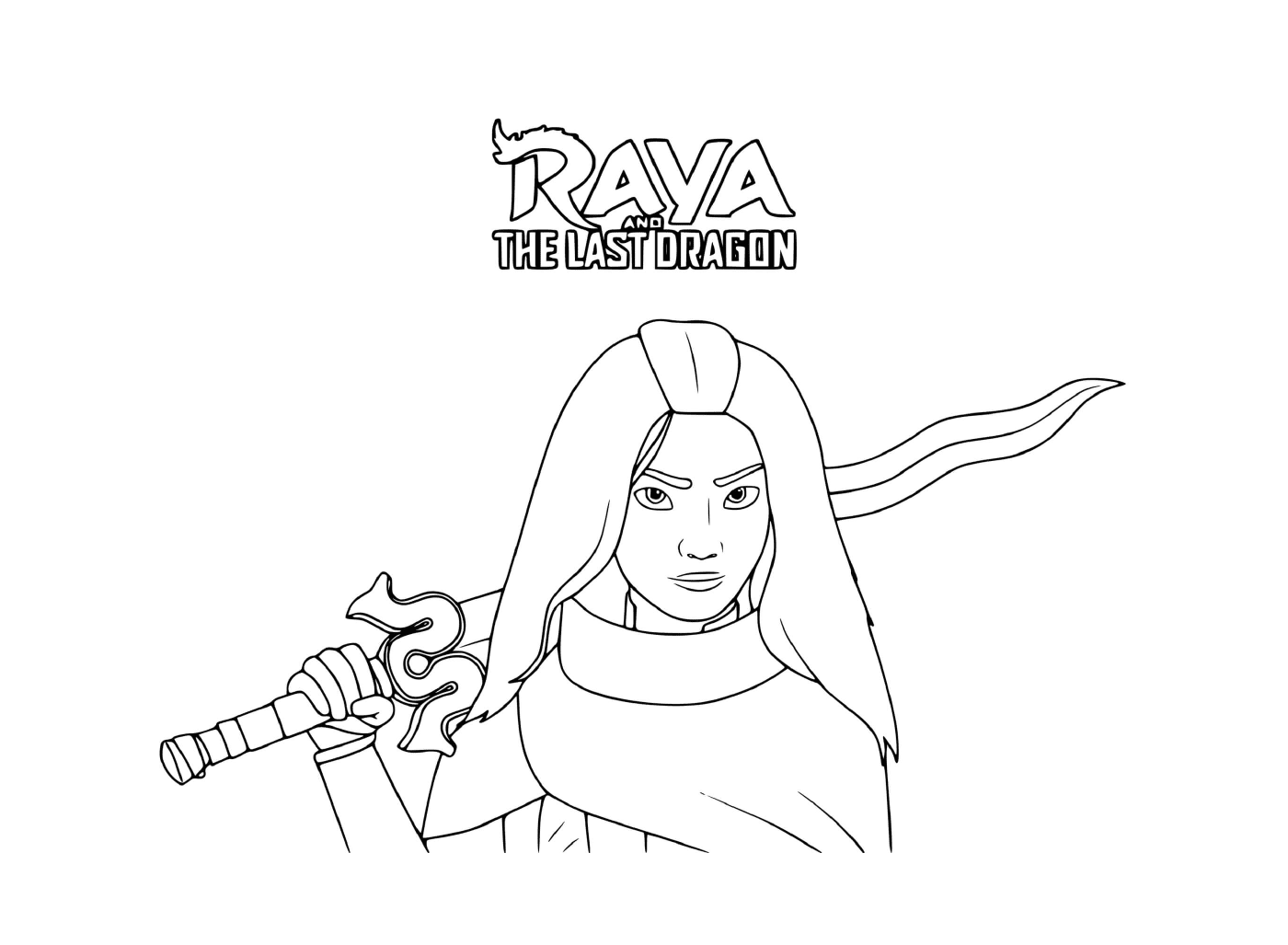   Princesse Raya et son épée 